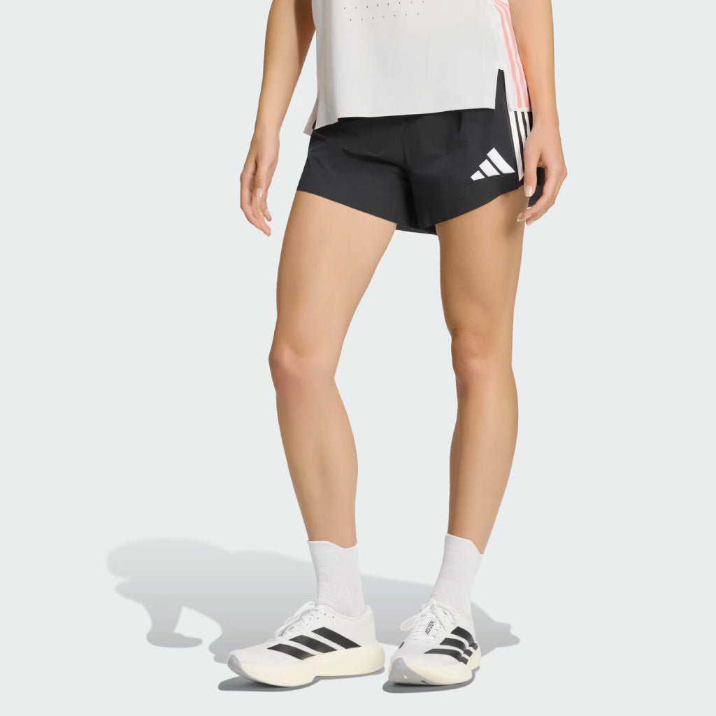 adidas Adizero Pro Running Pocket Shorts - Black / White (W)
