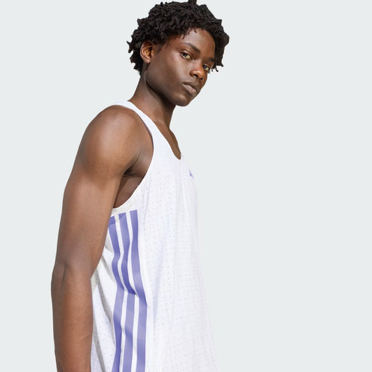 adidas ADIZERO SING - White / Solar Purple (M)