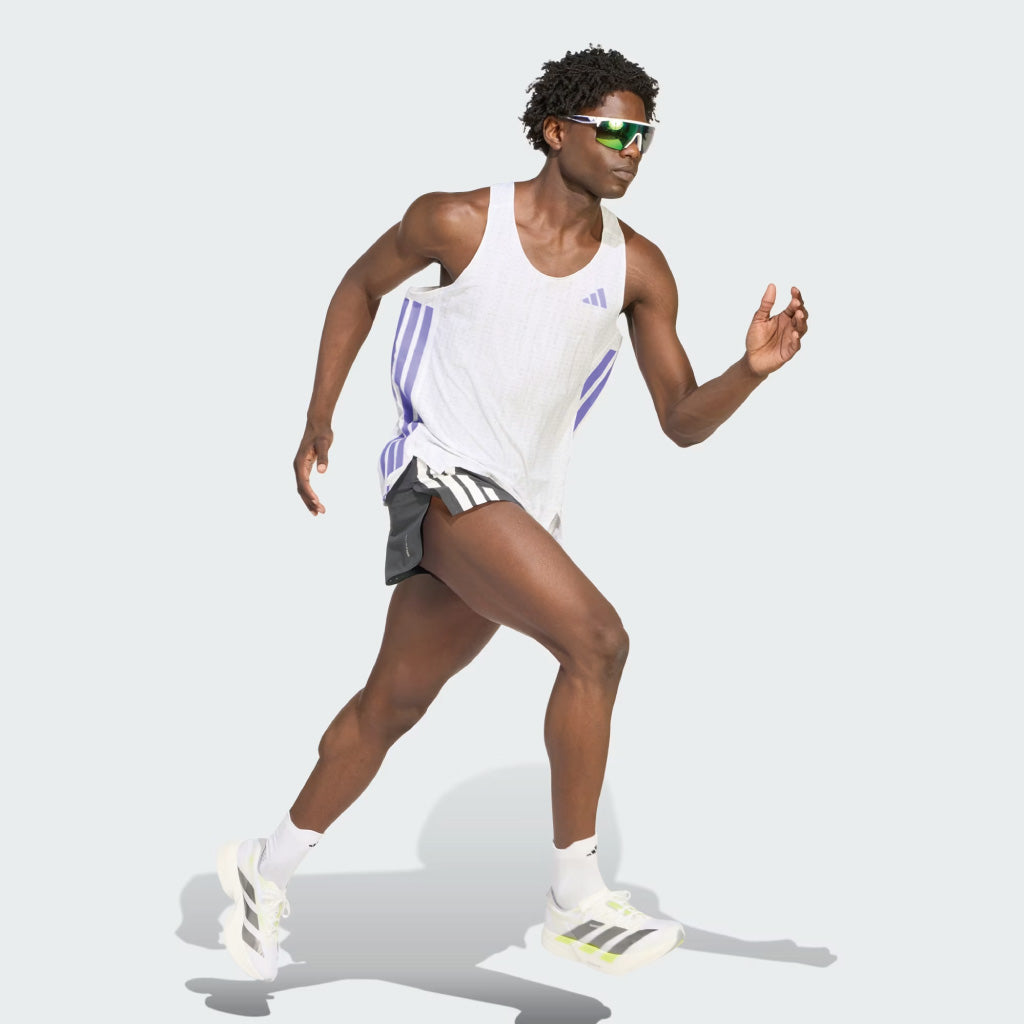 adidas ADIZERO SING - White / Solar Purple (M)