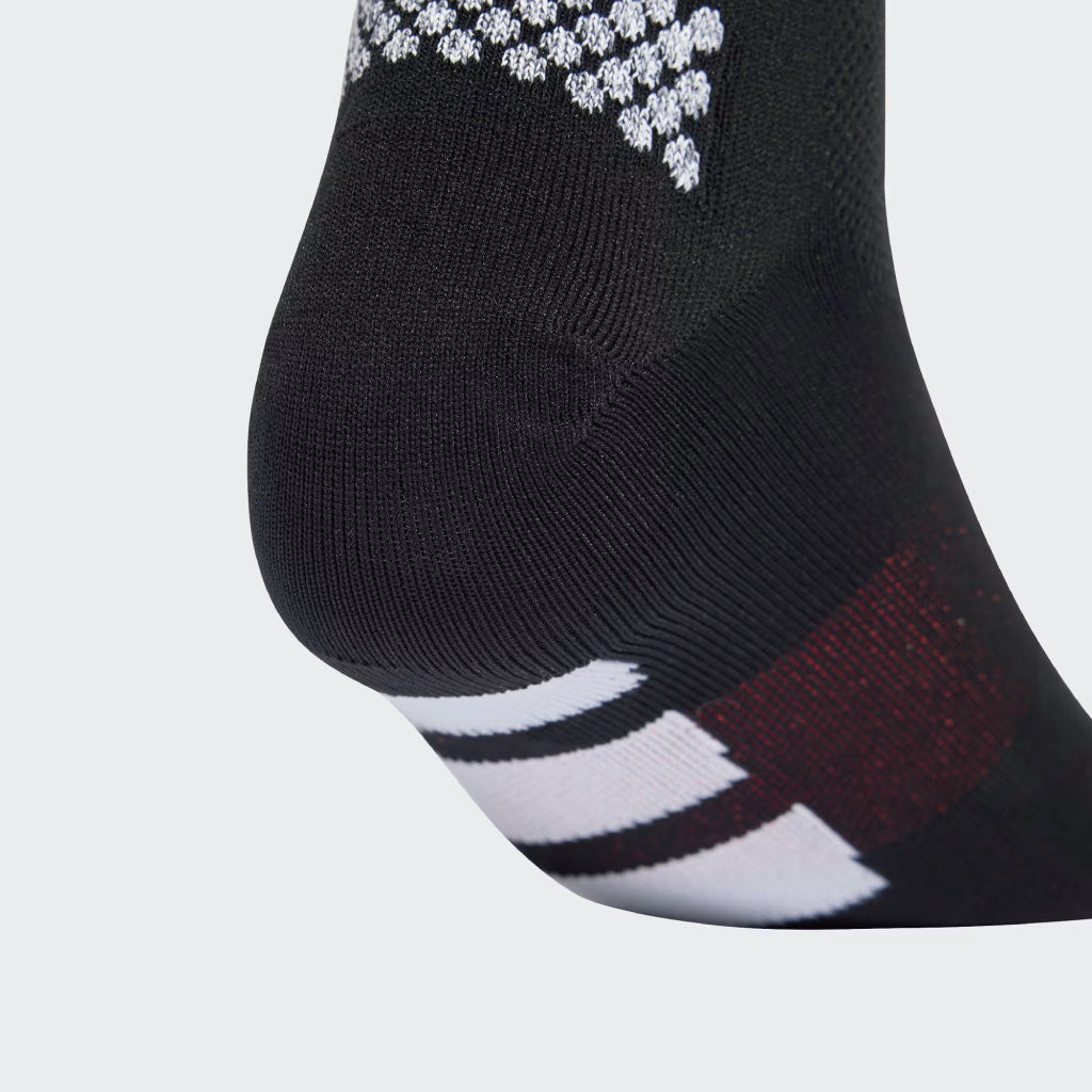 adidas RUNNING ADIZERO QUARTER SOCK - Black White