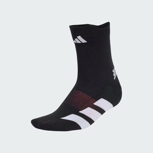 adidas RUNNING ADIZERO QUARTER SOCK - Black White
