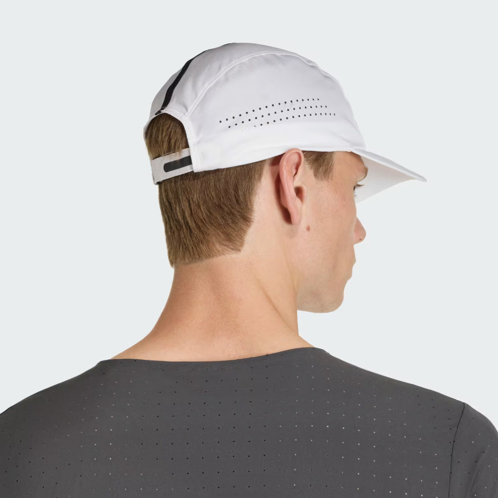 adidas RUNNINGXADIZERO CAP - White / Black