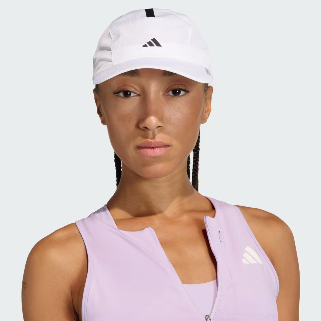 adidas RUNNINGXADIZERO CAP - White / Black