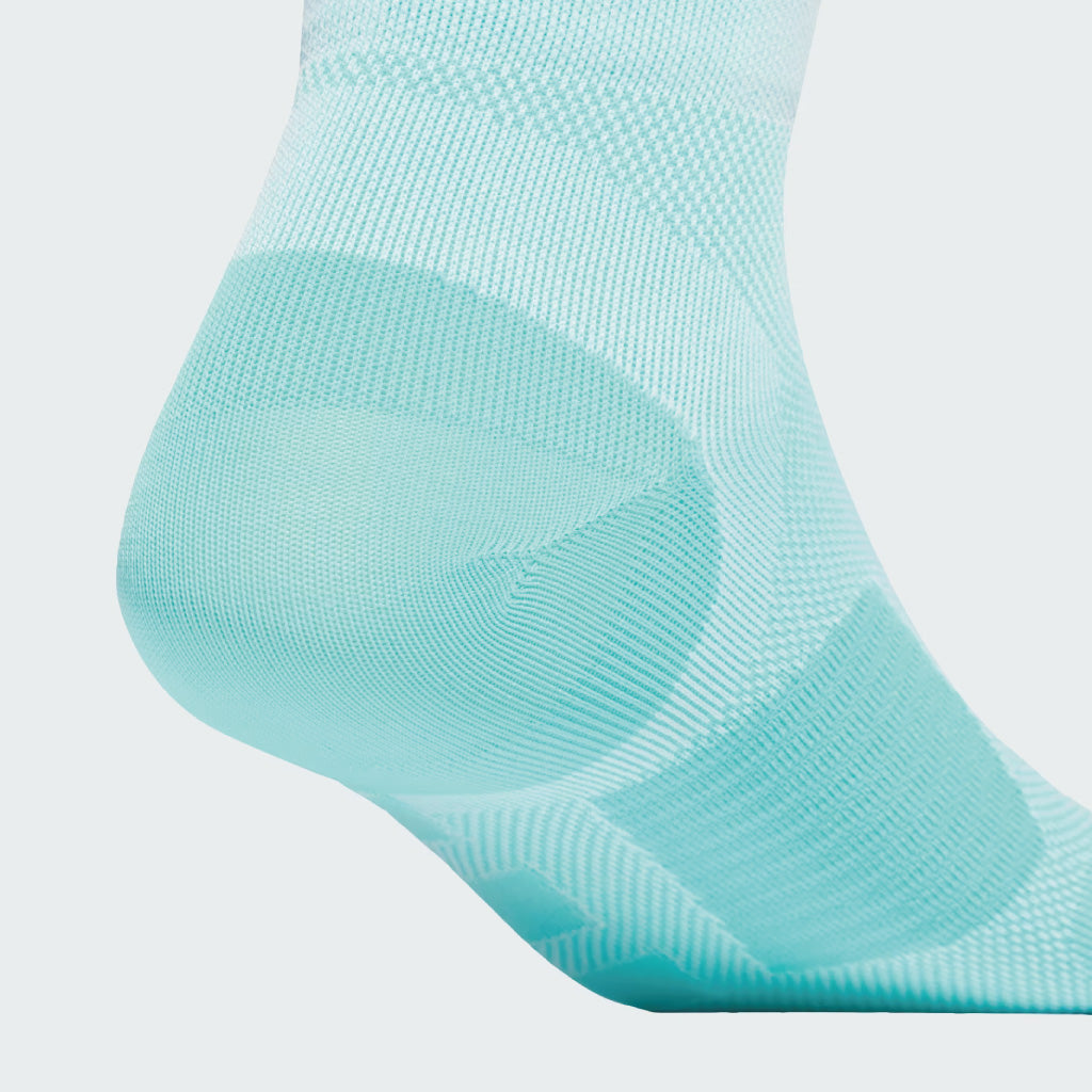 adidas RUN X ADIZERO SOCKS - White / Flash Aqua