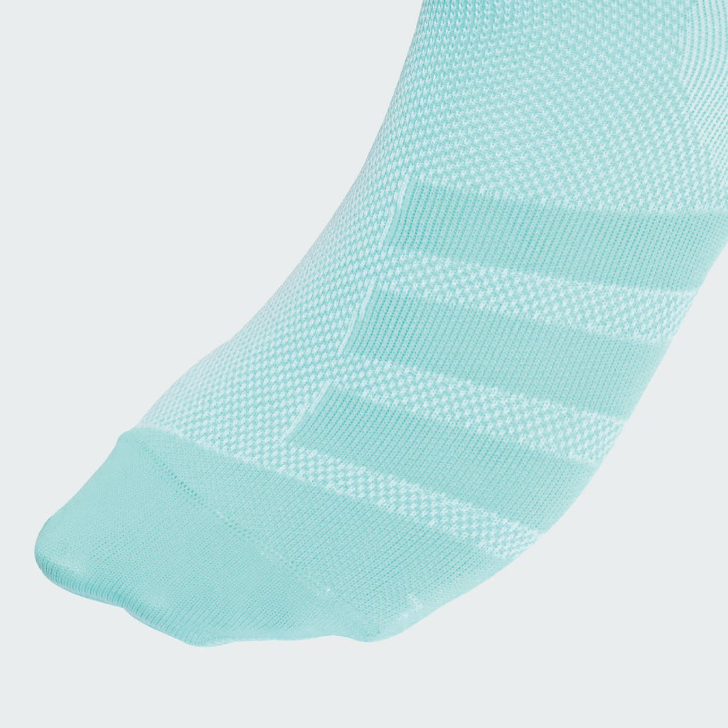 adidas RUN X ADIZERO SOCKS - White / Flash Aqua