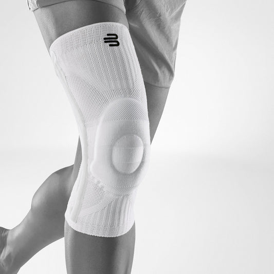 Bauerfeind Sports Knee Support - All White
