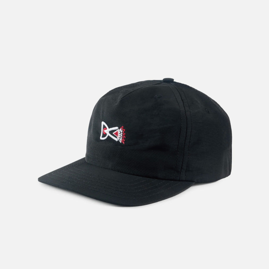District Vision 5 Panel Nylon Hat - Black