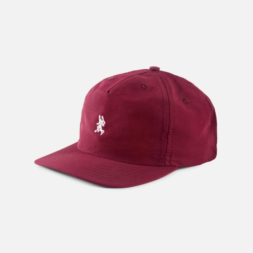 District Vision 5 Panel Nylon Hat - Maroon