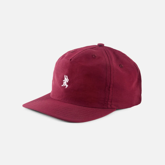 District Vision 5 Panel Nylon Hat - Maroon