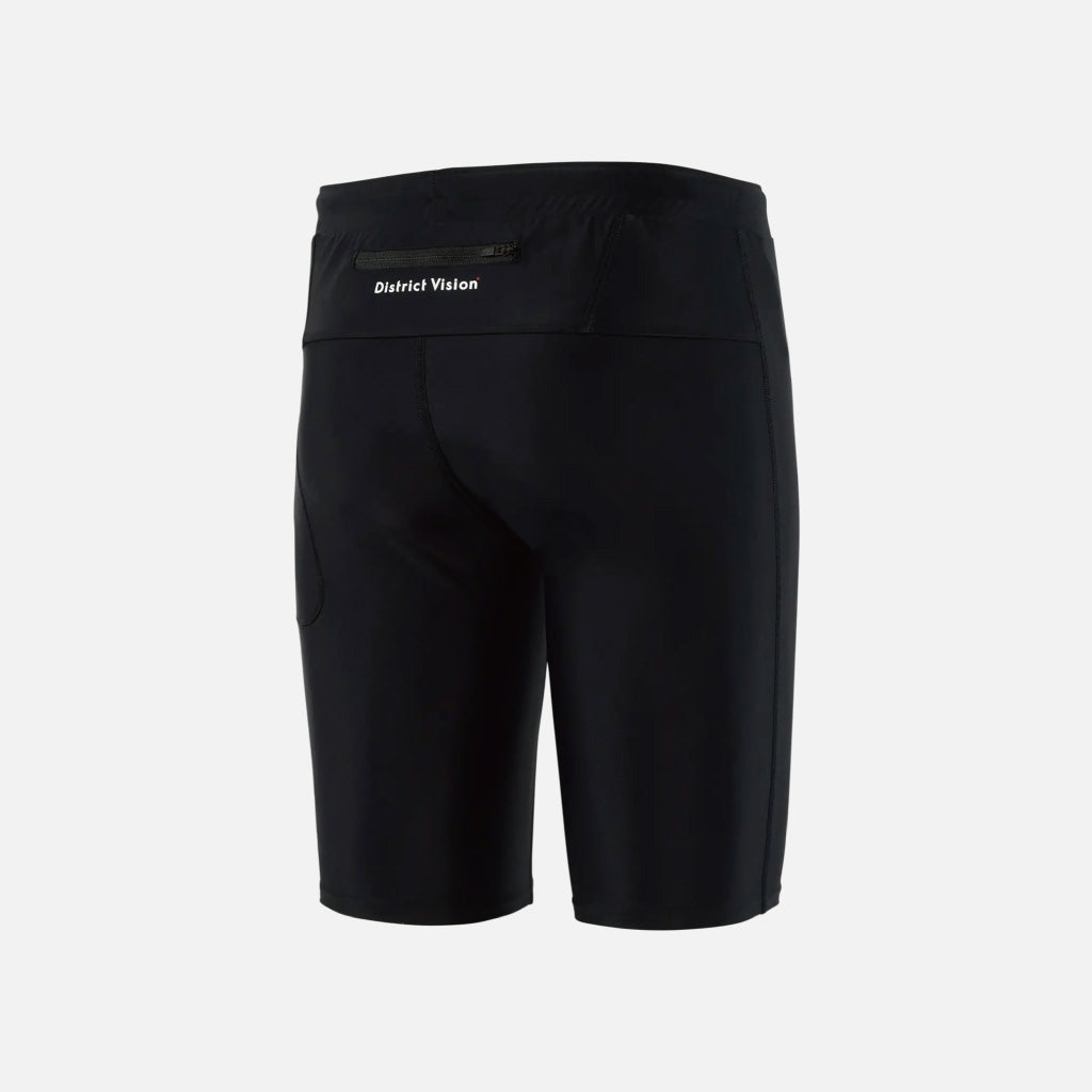 District Vision 9in Recycled Half Tights - Black (M)