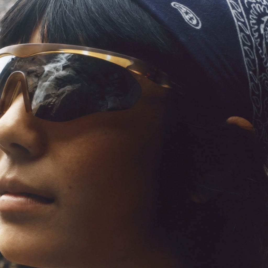 District Vision Ashima Horizon Blade Alpine Moss D+ Copper Mirror