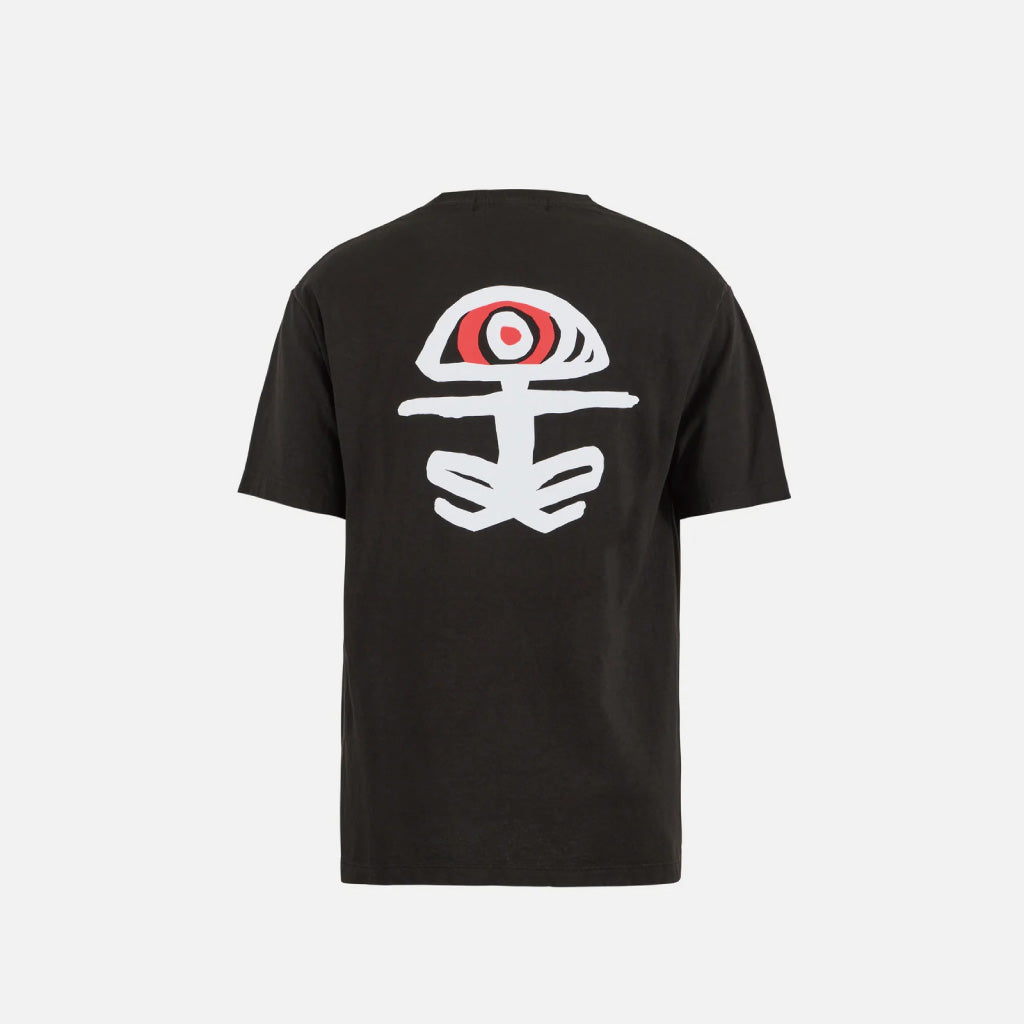 District Vision California Cotton Tee, Log Off Deep Brown