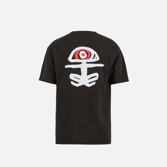 District Vision California Cotton Tee, Log Off Deep Brown