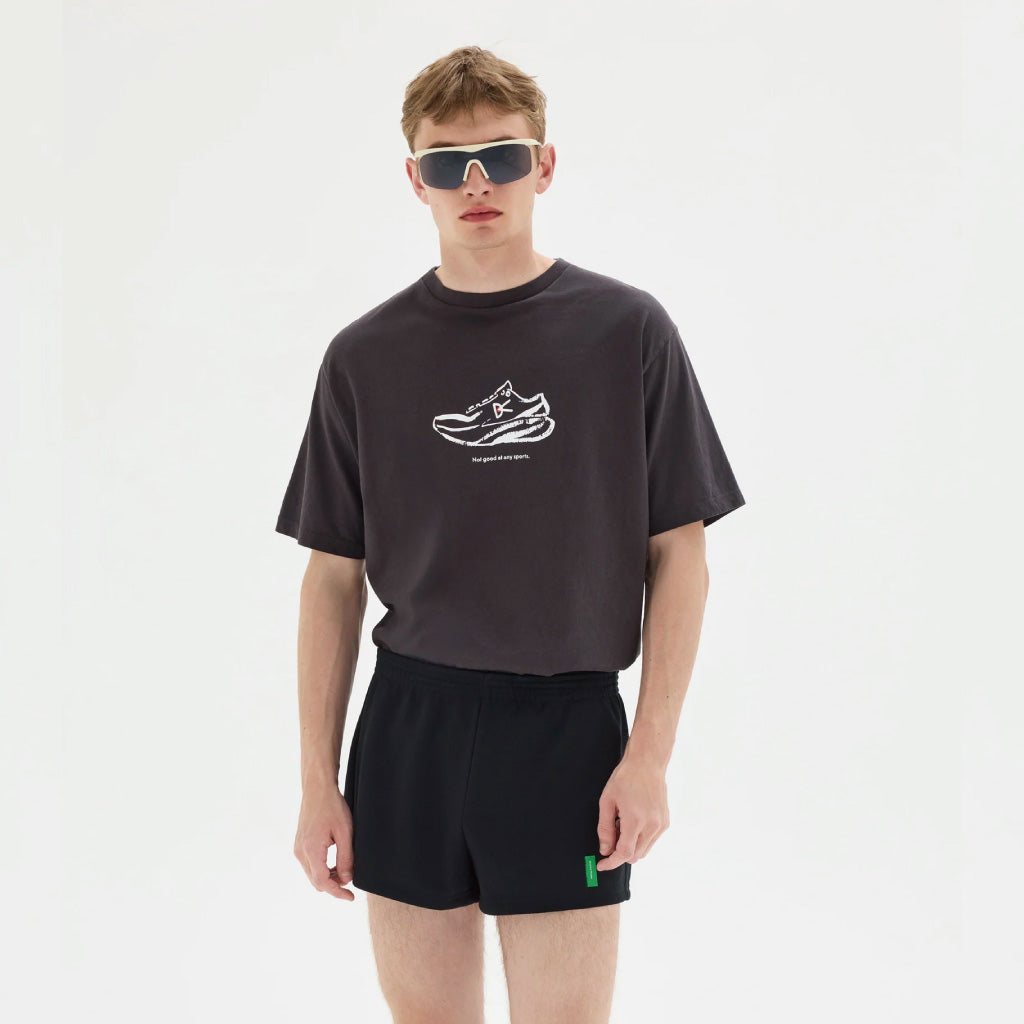 District Vision California Cotton Tee, Supershoe Vintage Black