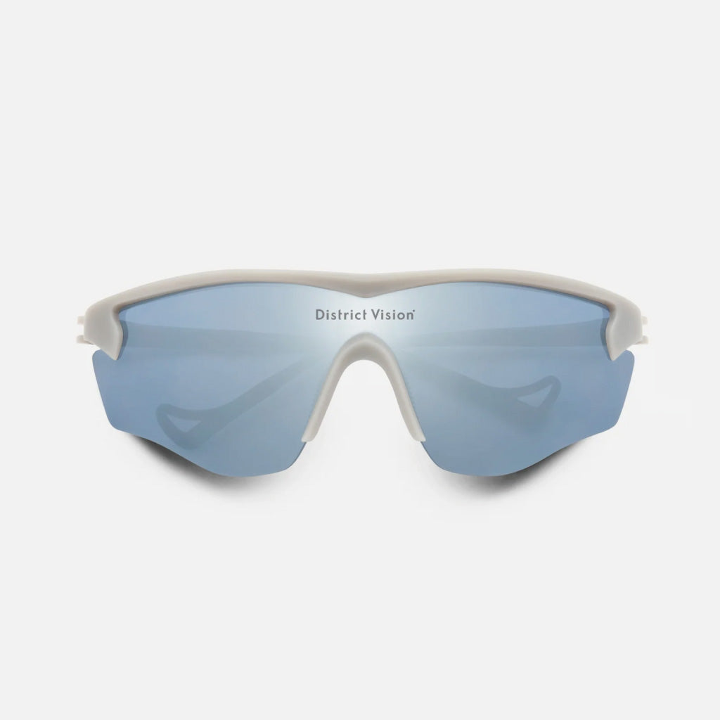 District Vision Junya Racer Flint D+ Blue Silver Flash Mirror