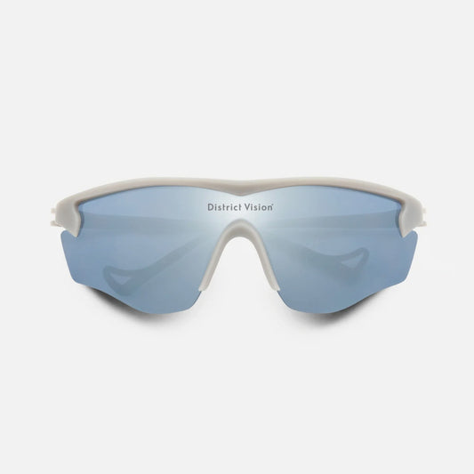 District Vision Junya Racer Flint D+ Blue Silver Flash Mirror