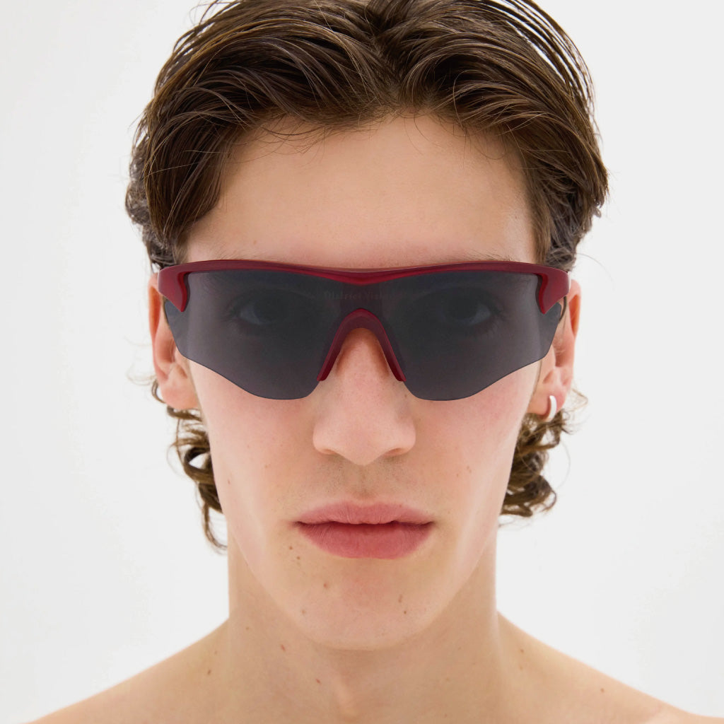 District Vision Junya Racer Ruby D+ Onyx Mirror