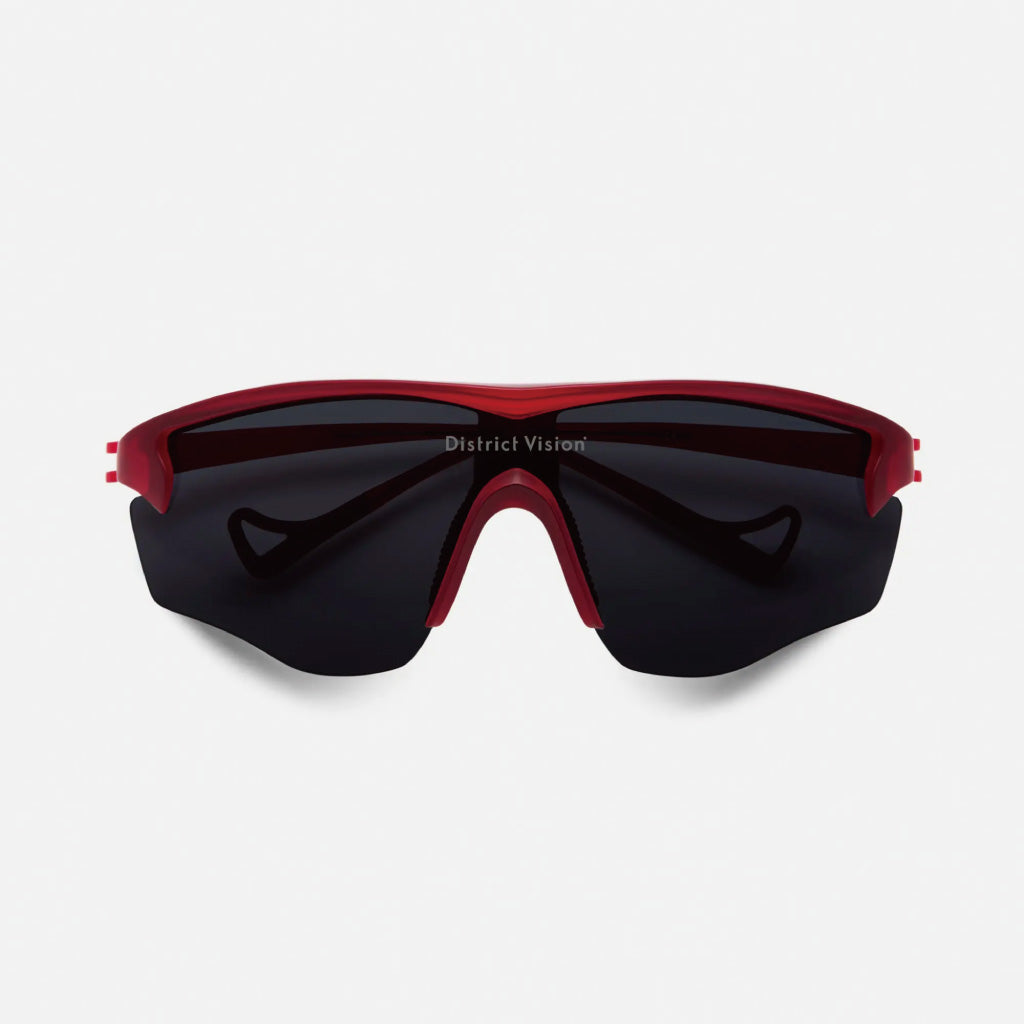 District Vision Junya Racer Ruby D+ Onyx Mirror
