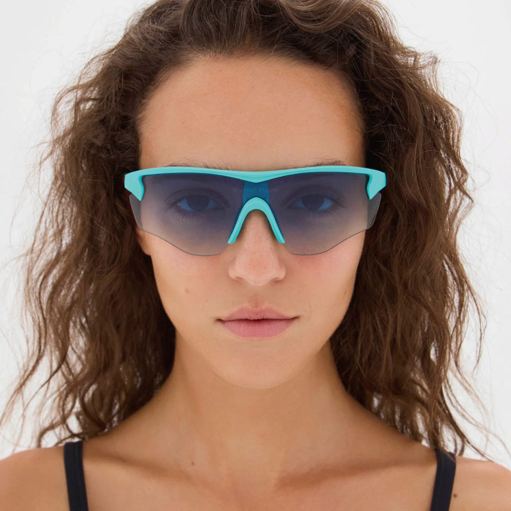 District Vision Junya Racer Turquoise D+ Gray Gradient