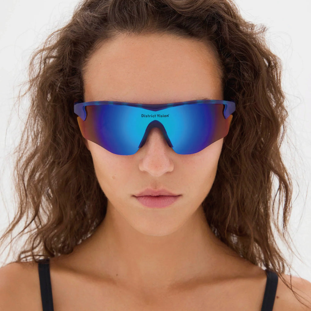 District Vision Junya Racer Violet Tortoise D+ Indigo Mirror