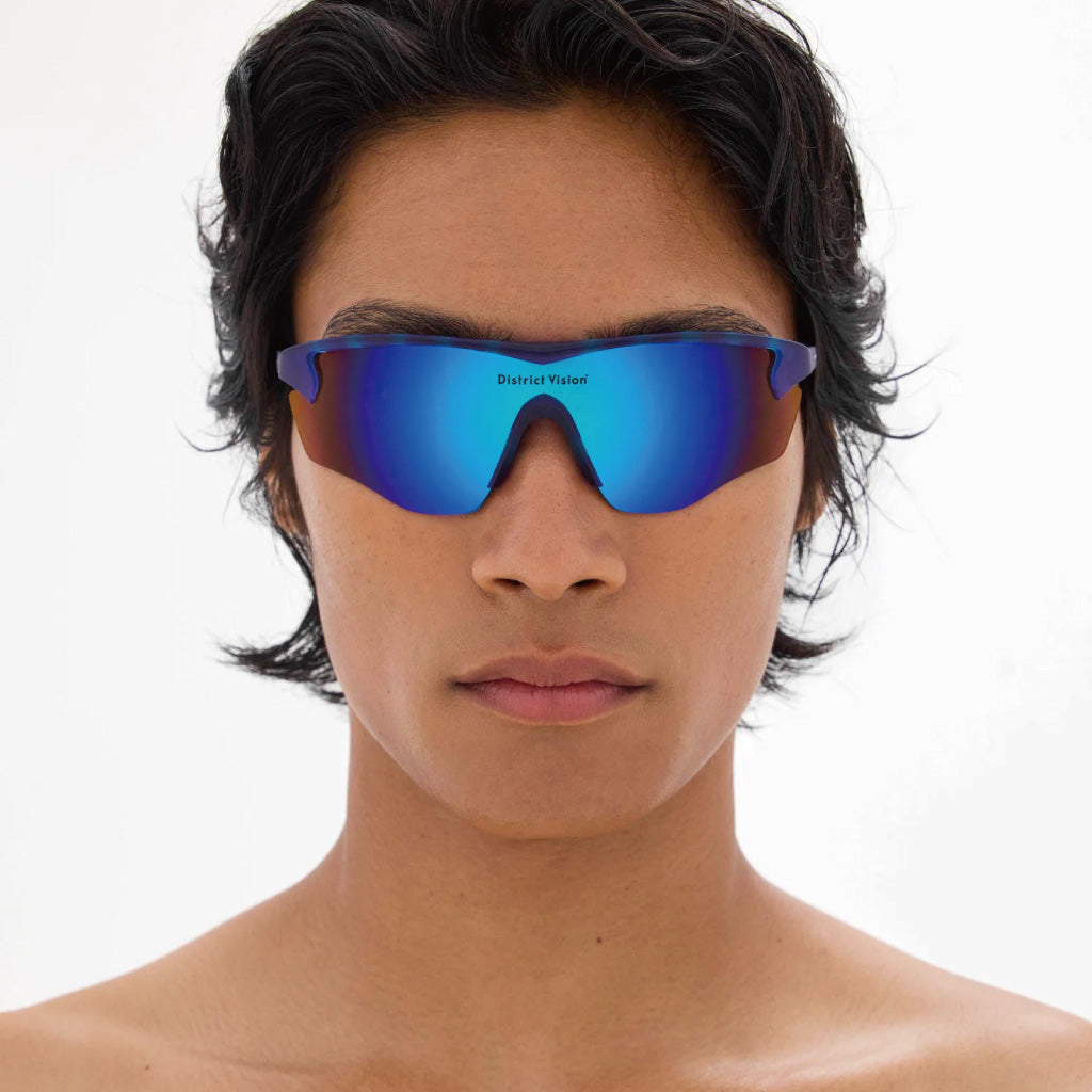 District Vision Junya Racer Violet Tortoise D+ Indigo Mirror