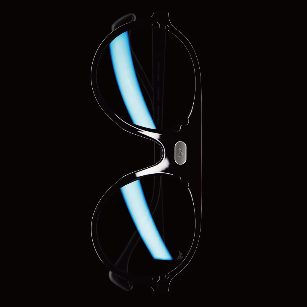 District Vision x Tracksmith Kazu Tourer Black D+ Blue Ice