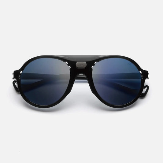 District Vision x Tracksmith Kazu Tourer Black D+ Blue Ice