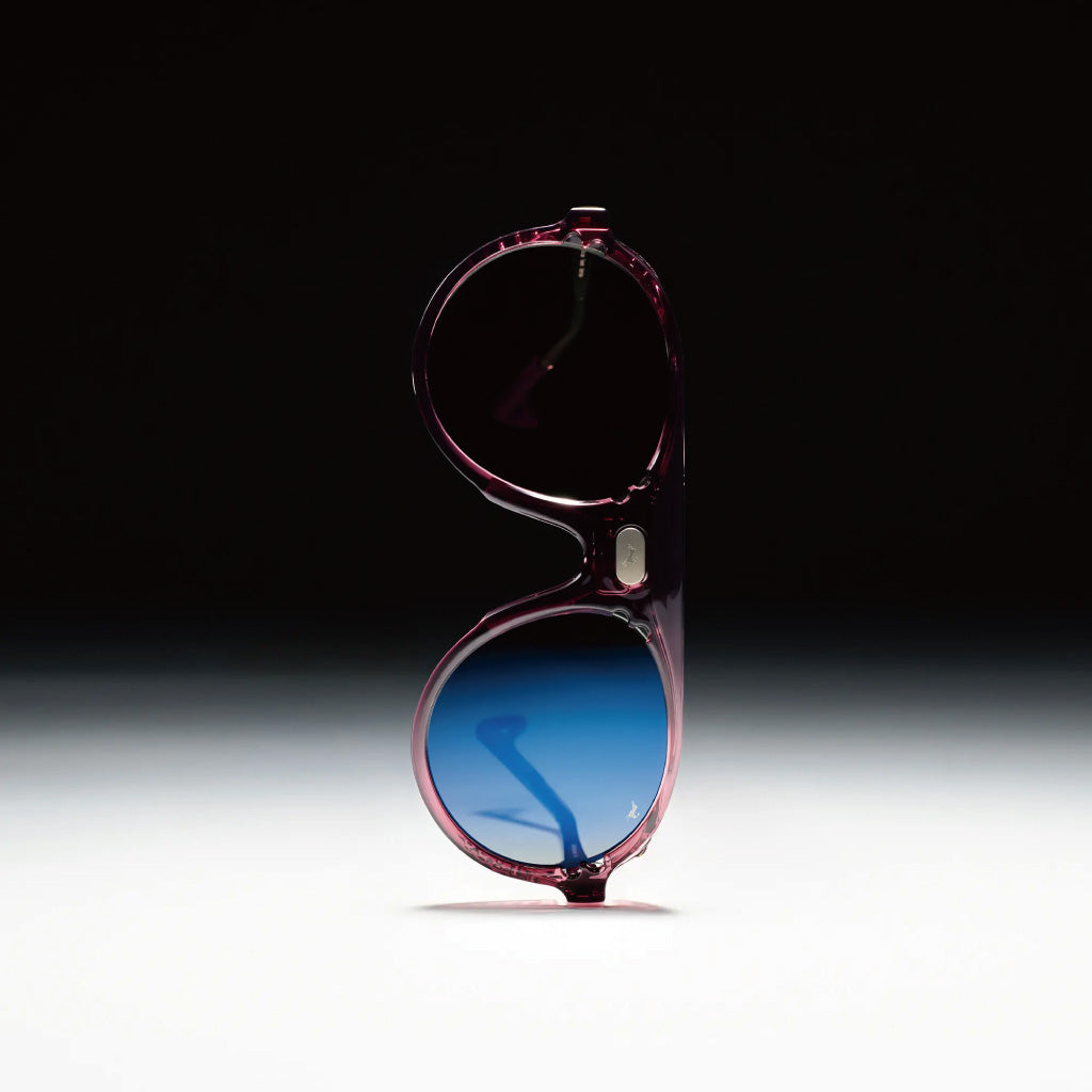 District Vision x Tracksmith Kazu Tourer Purple D+ Blue Ice
