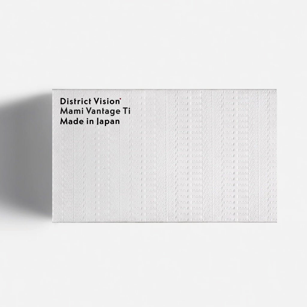 District Vision Mami Vantage Ti Graphite, D+ Onyx Mirror