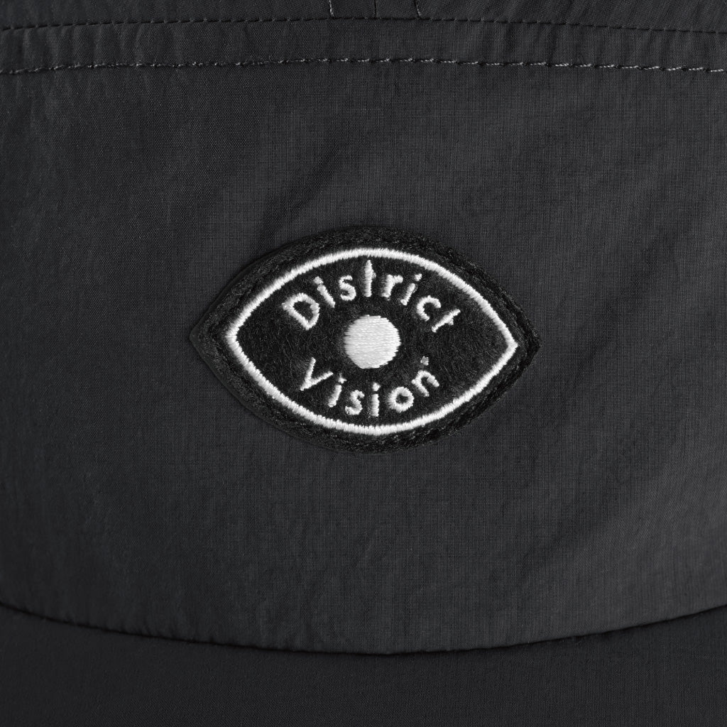 District Vision Performance Paneled Mesh Hat - Black
