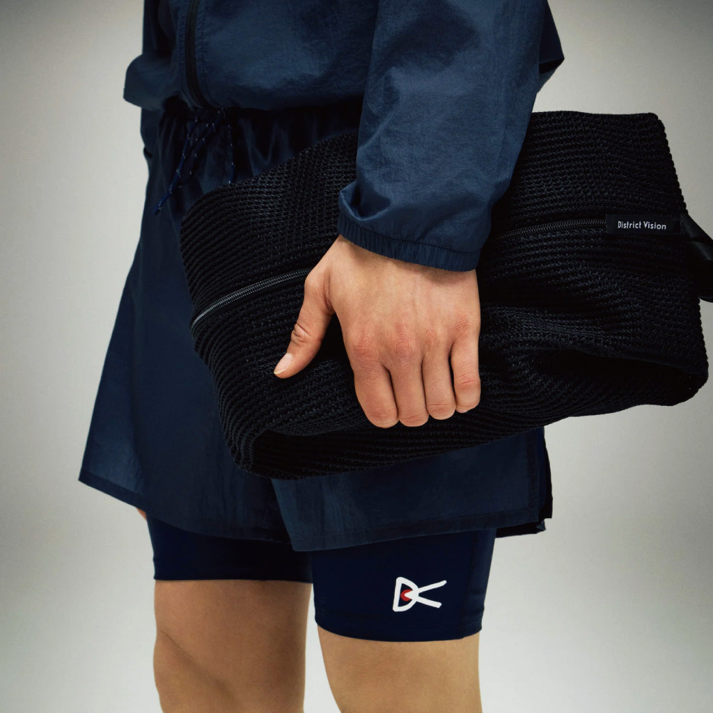 District Vision Ripstop Layered Trail Shorts - Midnight Indigo (M)