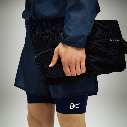 District Vision Ripstop Layered Trail Shorts - Midnight Indigo (M)
