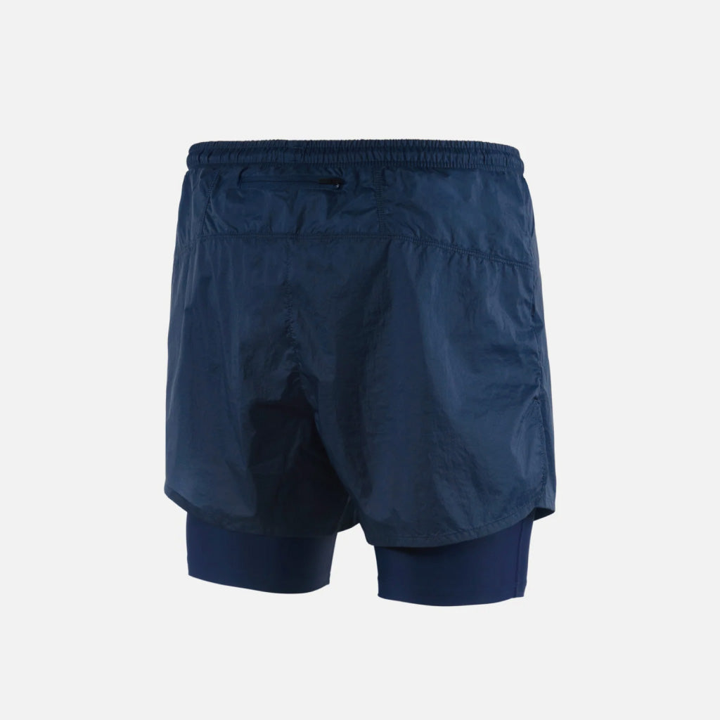 District Vision Ripstop Layered Trail Shorts - Midnight Indigo (M)