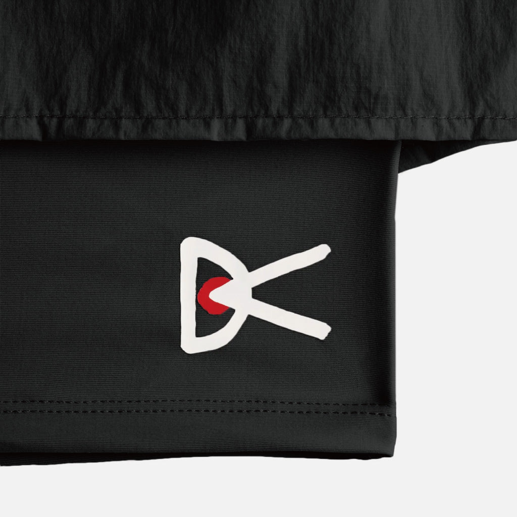 District Vision Ripstop Layered Trail Shorts - Black (M)