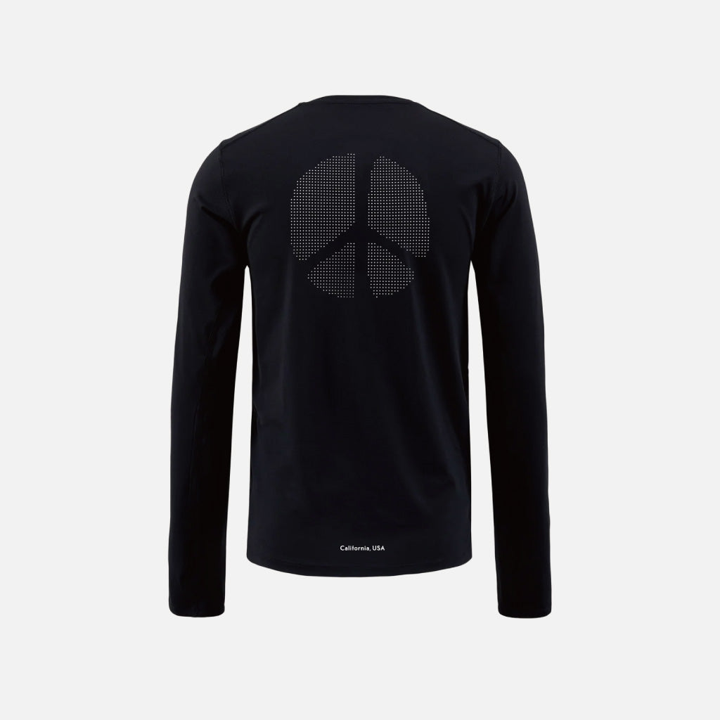 District Vision Ultralight Aloe Long Sleeve Tee - Black (M)