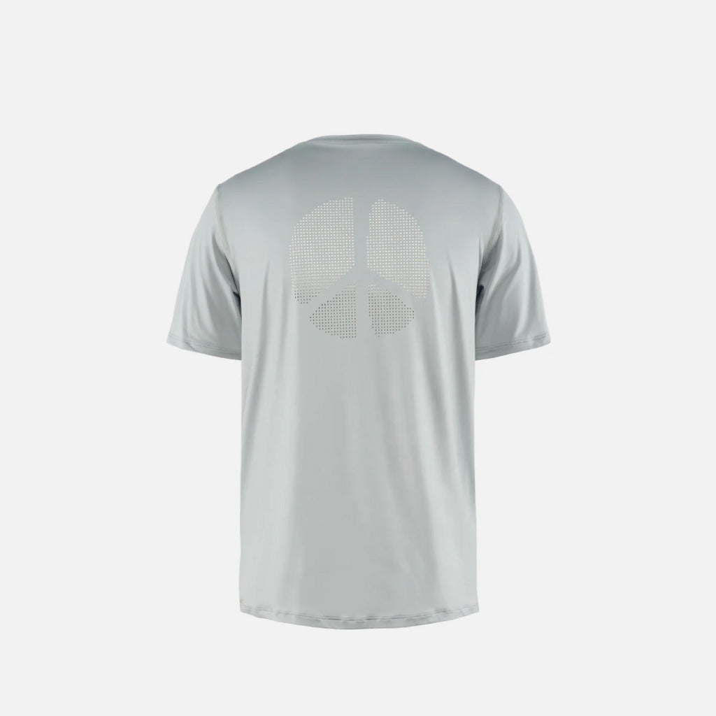 District Vision Ultralight Aloe Short Sleeve Tee - Granite (M)