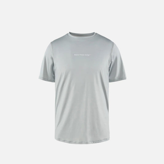 District Vision Ultralight Aloe Short Sleeve Tee - Granite (M)
