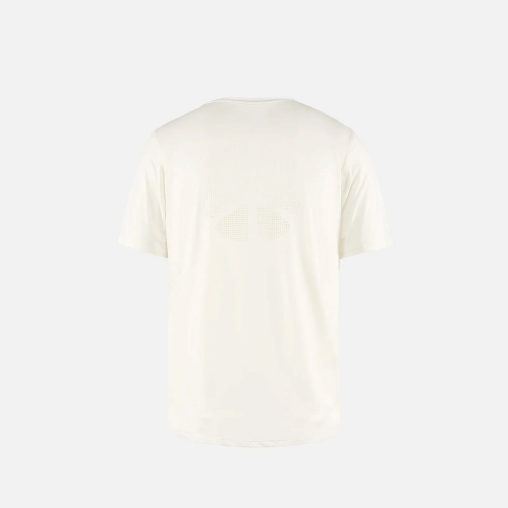District Vision Ultralight Aloe Short Sleeve Tee - Lunar White (M)