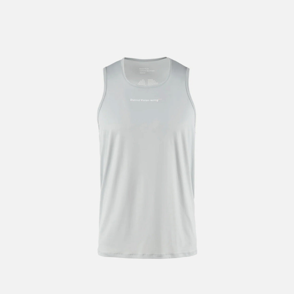 District Vision Ultralight Aloe Singlet - Granite (M)