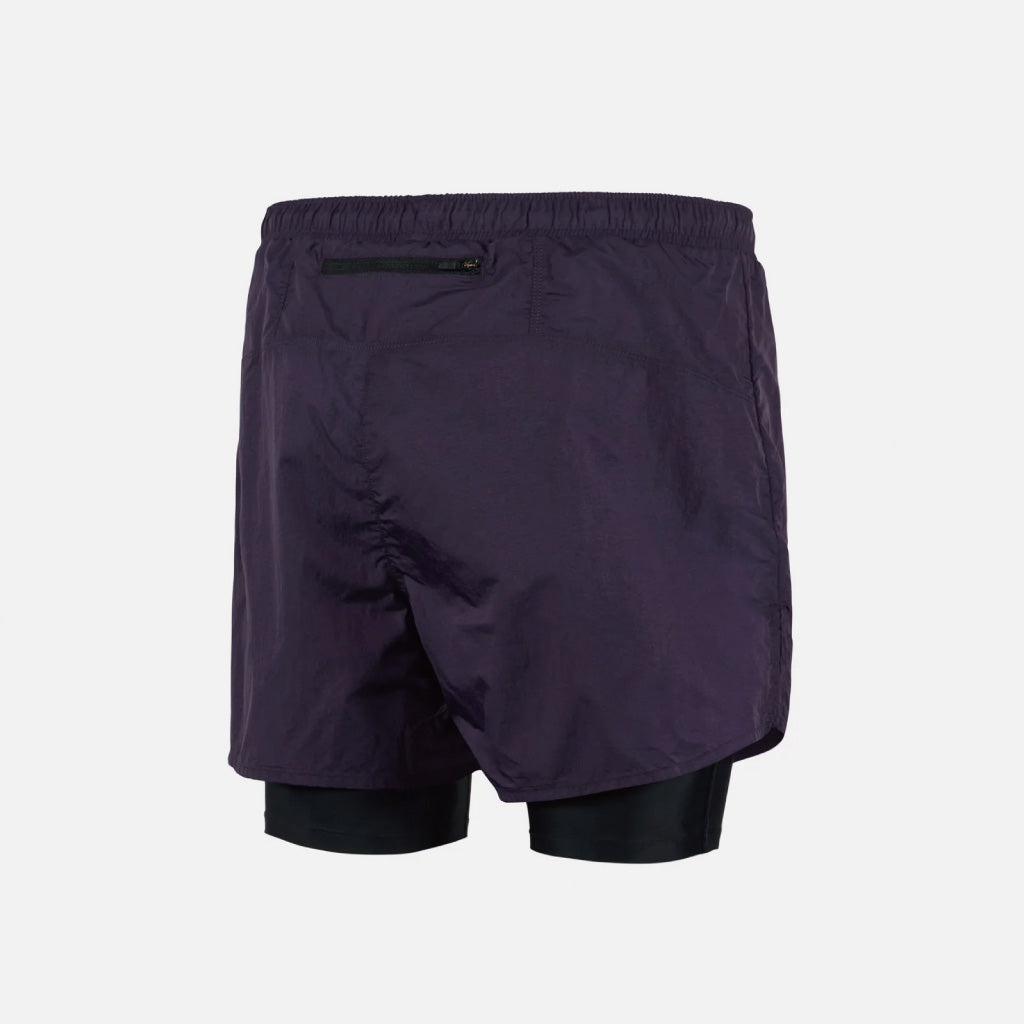 District Vision Ultralight Nylon Trail Shorts - Nightshade / Black (M)