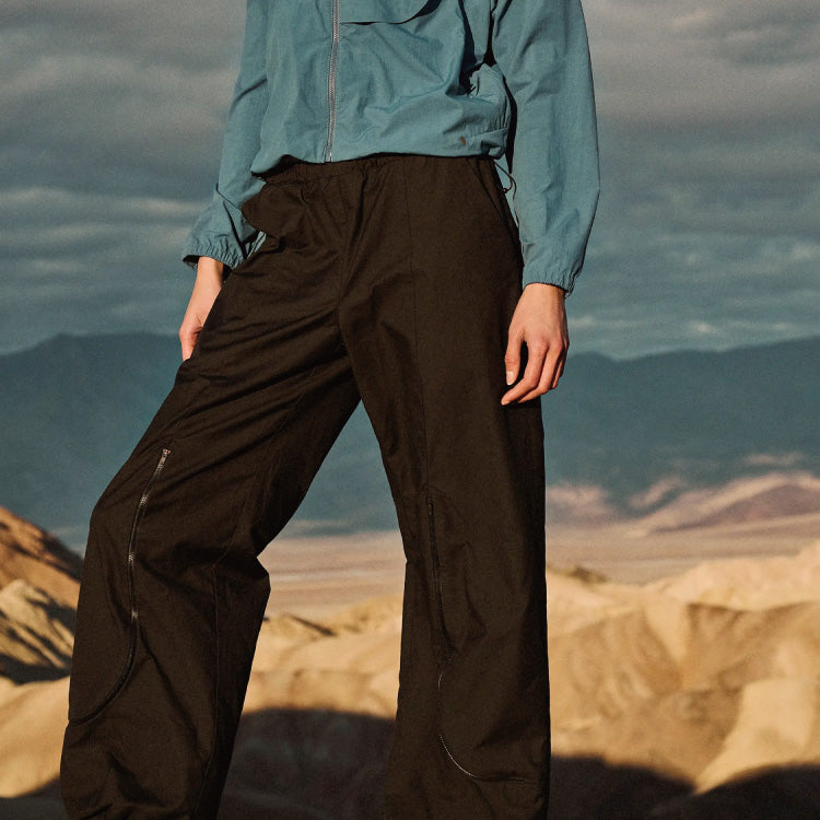 District Vision Organic Cotton DWR Cargo Hiking Pants - Black (W)