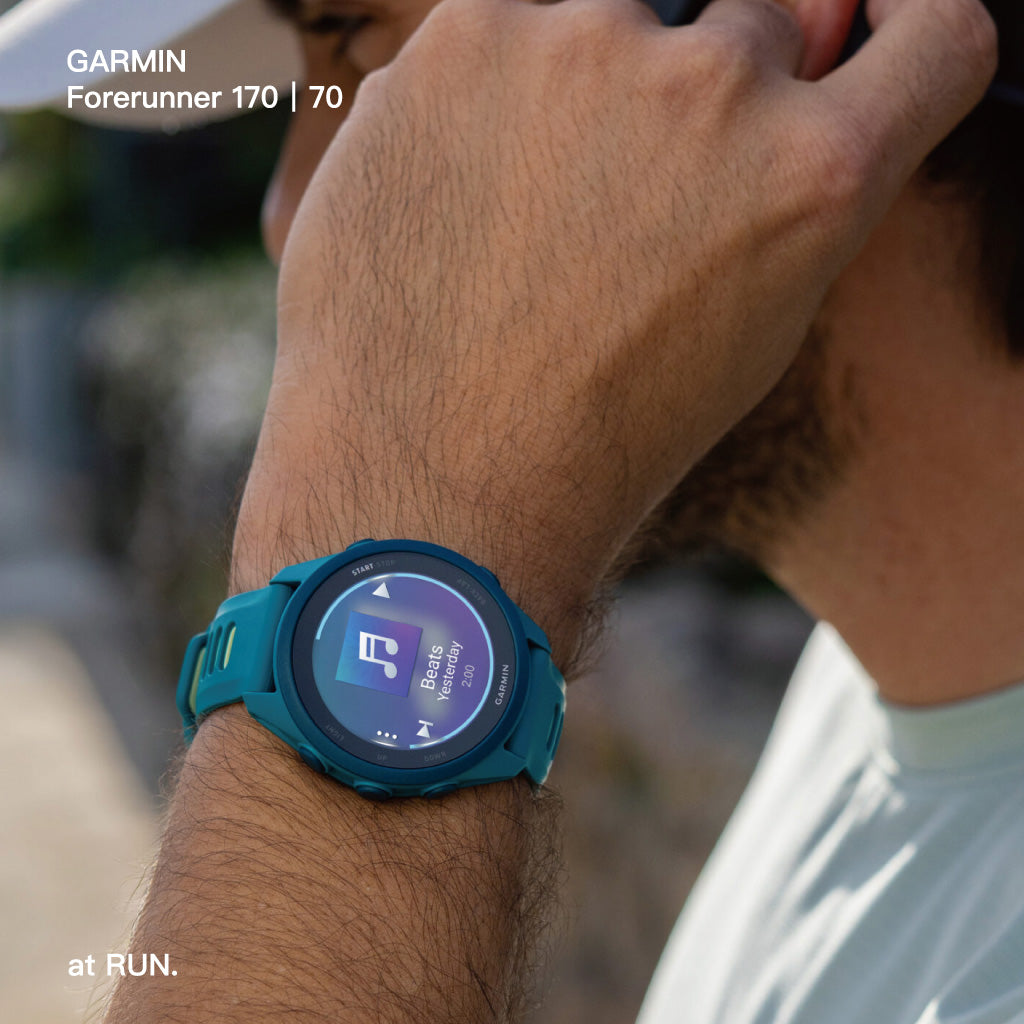 GARMIN Forerunner 170 Music - Black / Amp Yellow
