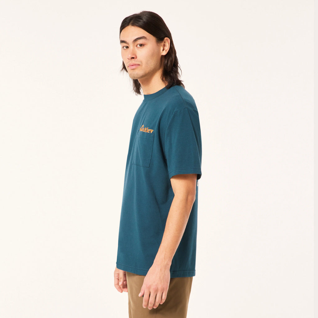 Oakley EN NEW RETRO TEE FLAG 1.0 - OIL Blue