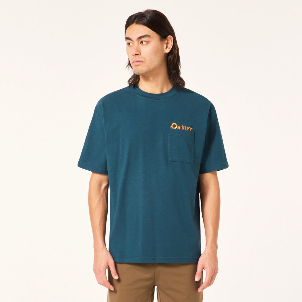 Oakley EN NEW RETRO TEE FLAG 1.0 - OIL Blue