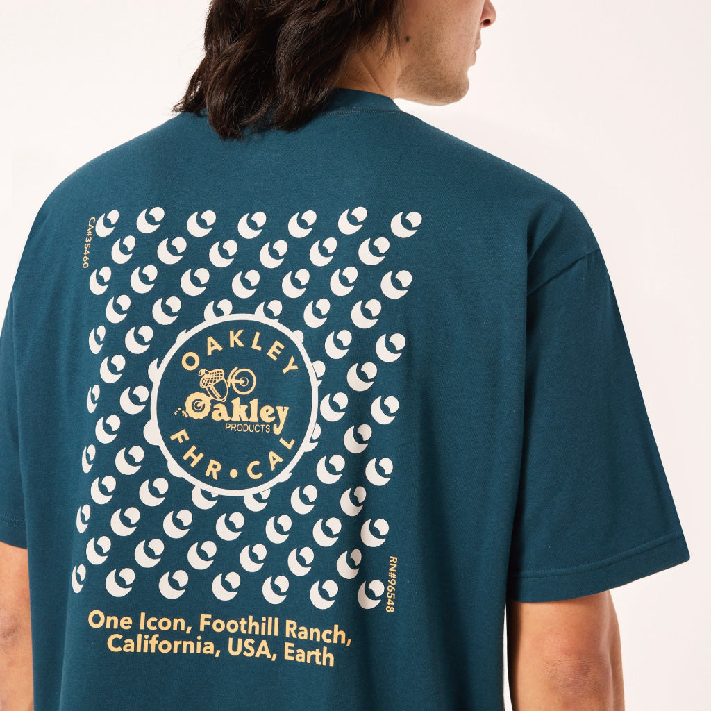 Oakley EN NEW RETRO TEE FLAG 1.0 - OIL Blue