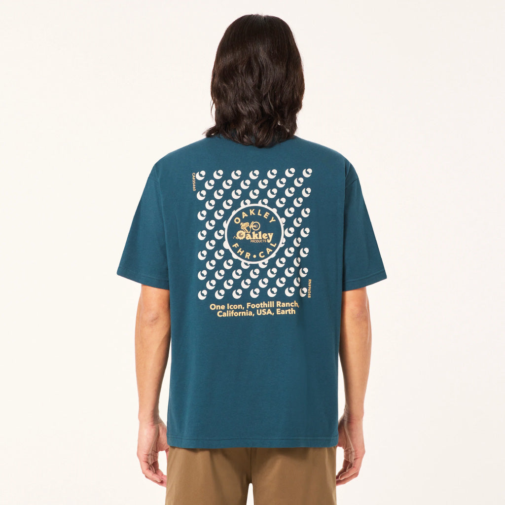 Oakley EN NEW RETRO TEE FLAG 1.0 - OIL Blue