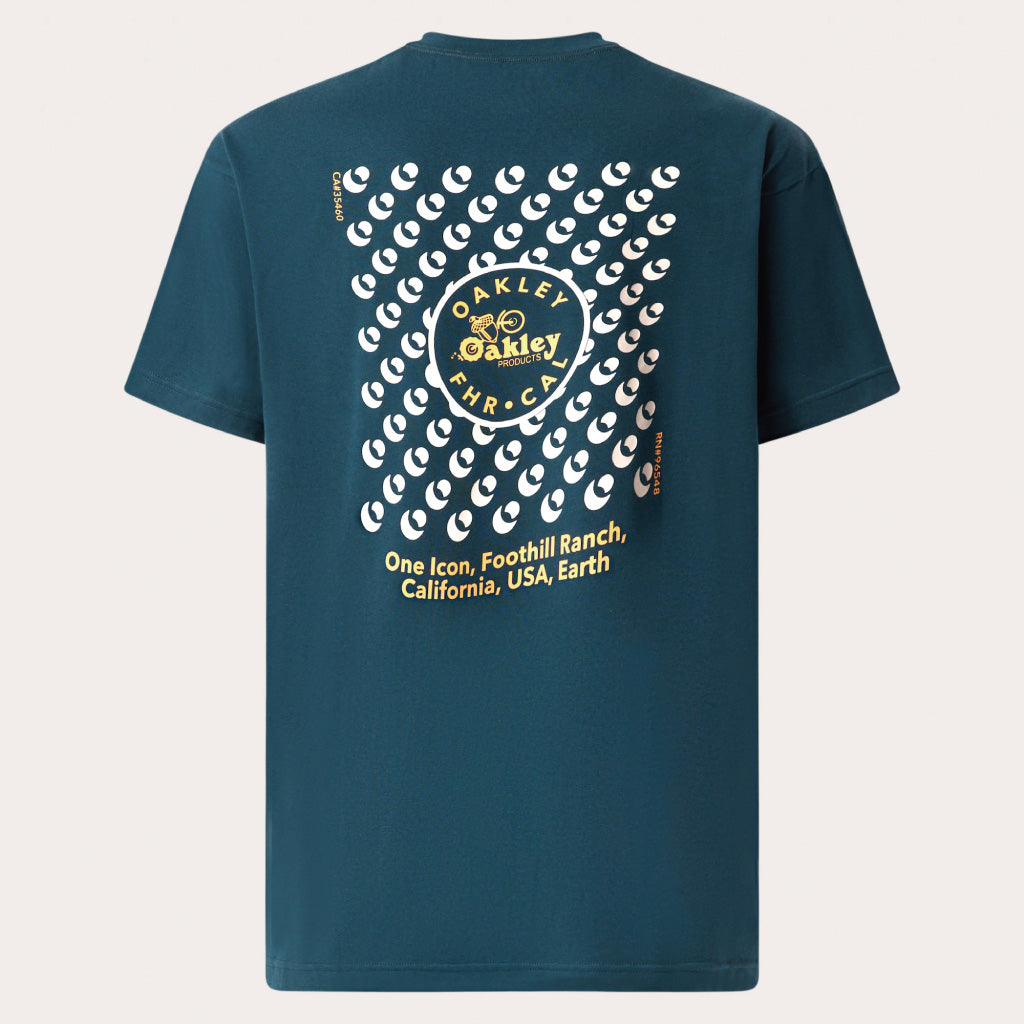 Oakley EN NEW RETRO TEE FLAG 1.0 - OIL Blue