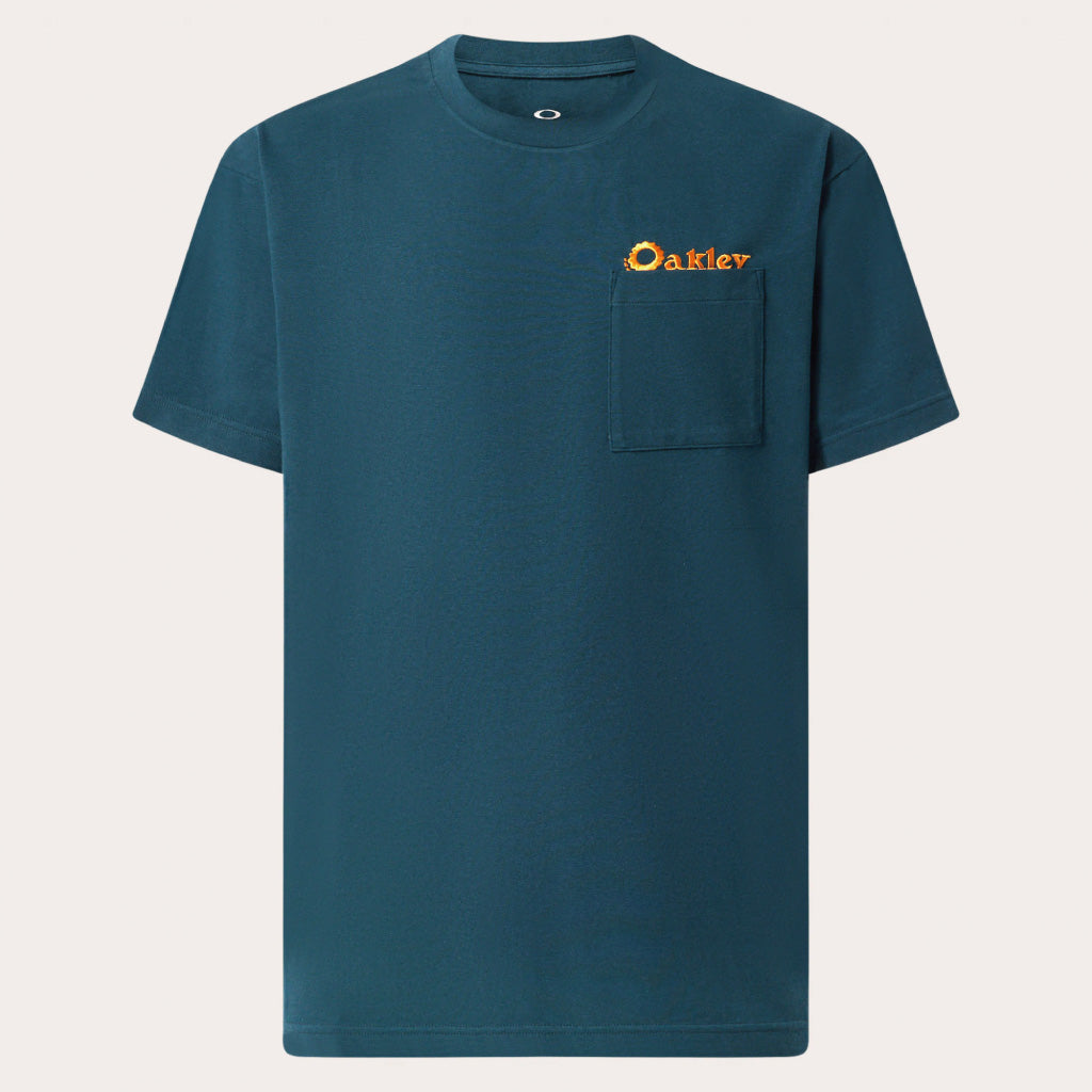 Oakley EN NEW RETRO TEE FLAG 1.0 - OIL Blue