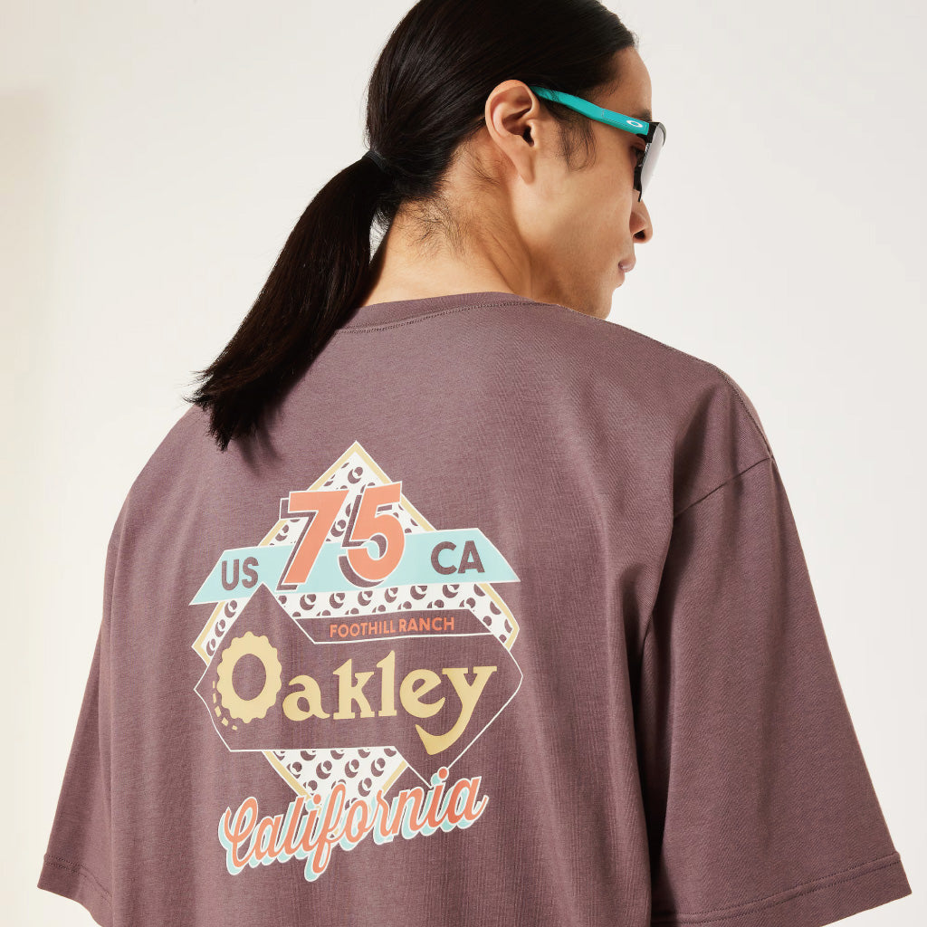 Oakley En New Retro Tee Motel 2.0 - Deep Plum