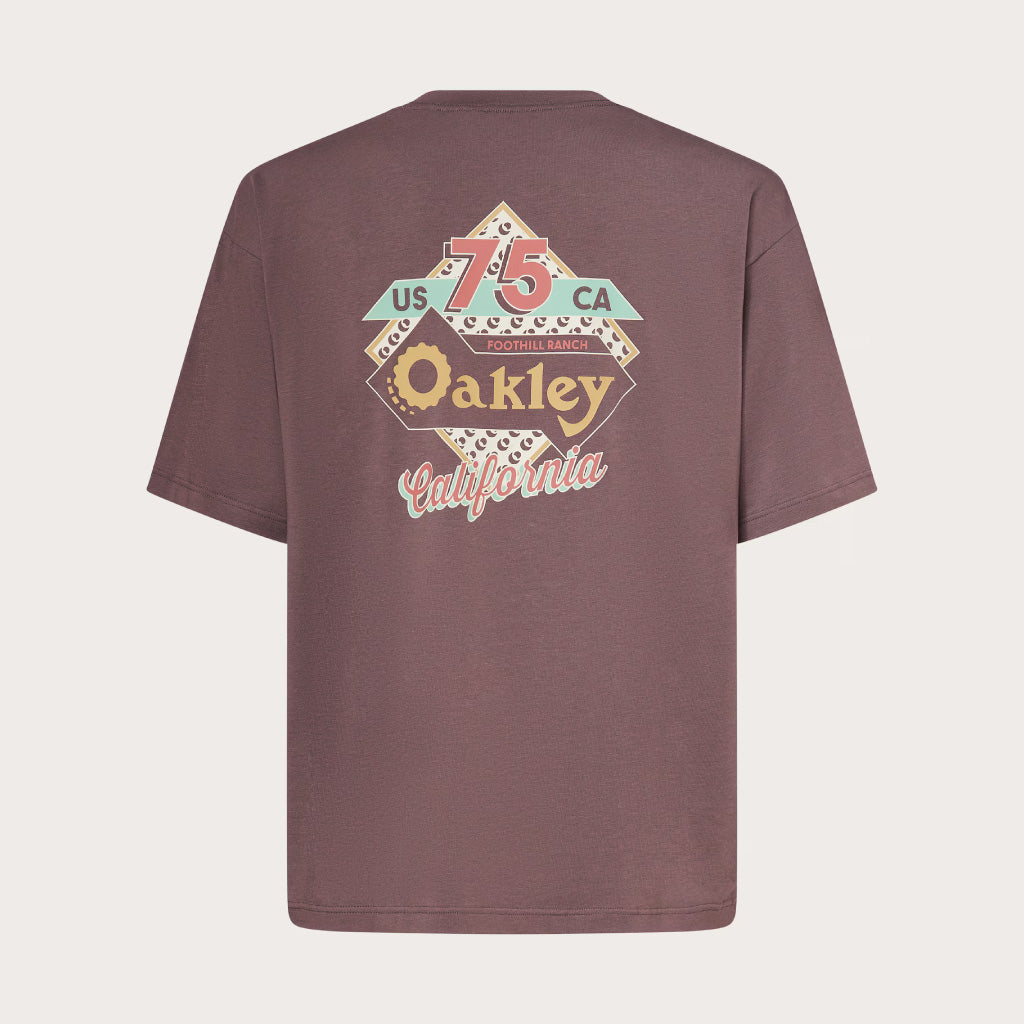 Oakley En New Retro Tee Motel 2.0 - Deep Plum